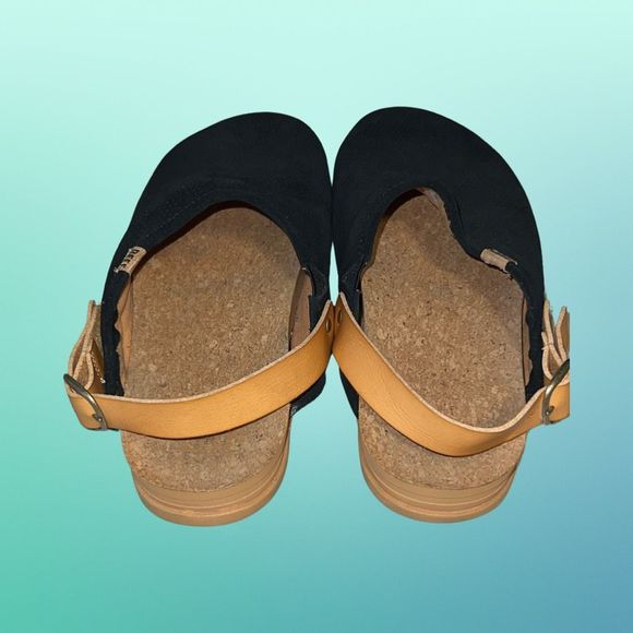 Reef Women's Cushion Sage Se Slipper Suede Black Size 9 - Picture 3 of 6